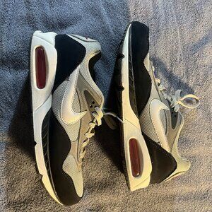 Nike Air Max Correlate Men's Sneakers Gray/Black/Red/White, Size 9.5